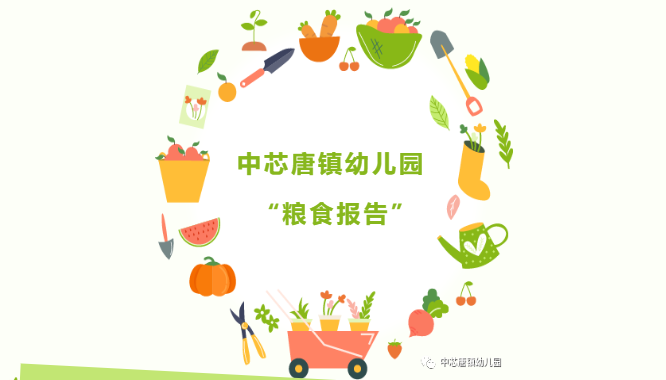中芯唐镇幼儿园“粮食报告”